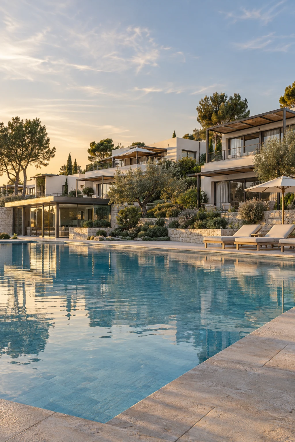 Costa Blanca Wellness Resort — Imagen ilustrativa generada con IA; no es una fotografía del activo.