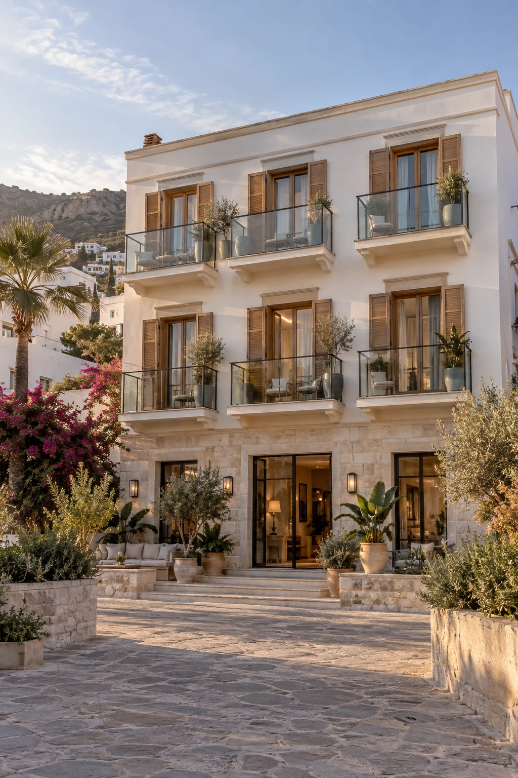 Costa Blanca Boutique Hotel — Imagen ilustrativa generada con IA; no es una fotografía del activo.