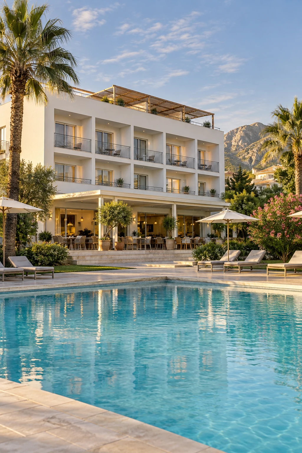 Costa Blanca Bay Hotel — Imagen ilustrativa generada con IA; no es una fotografía del activo.