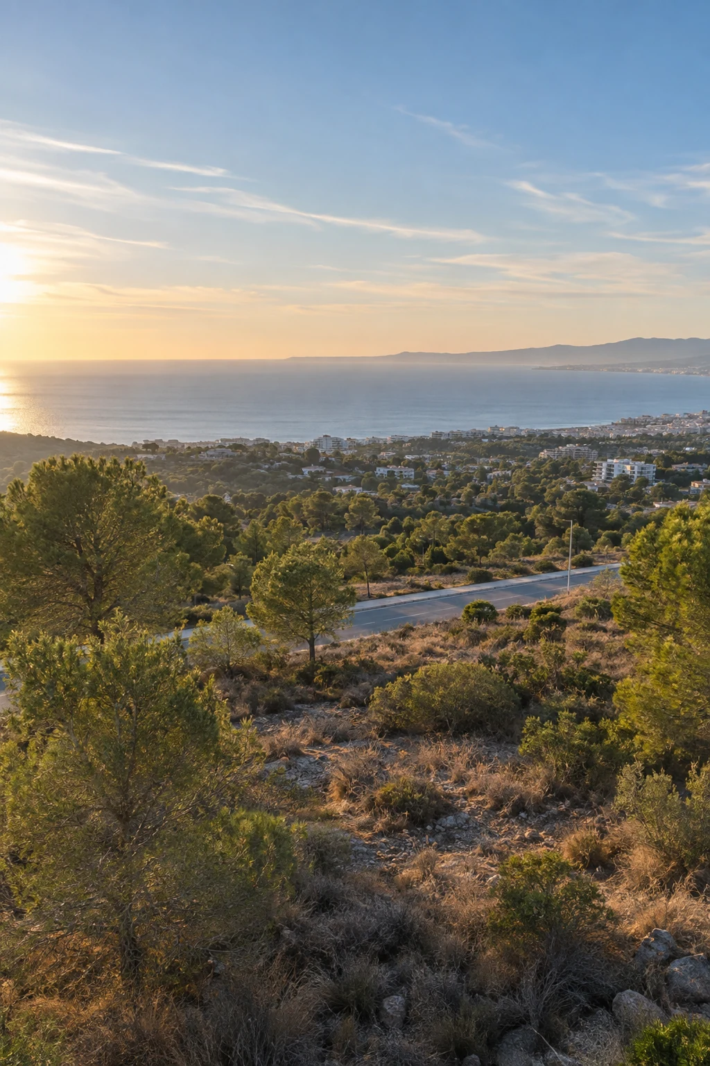 Costa Blanca Hilltop Residences — Imagen ilustrativa generada con IA; no es una fotografía del activo.