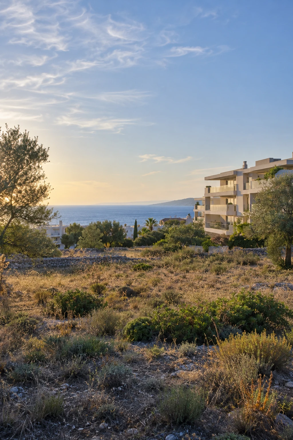 Costa Blanca Coastal Plots — Imagen ilustrativa generada con IA; no es una fotografía del activo.
