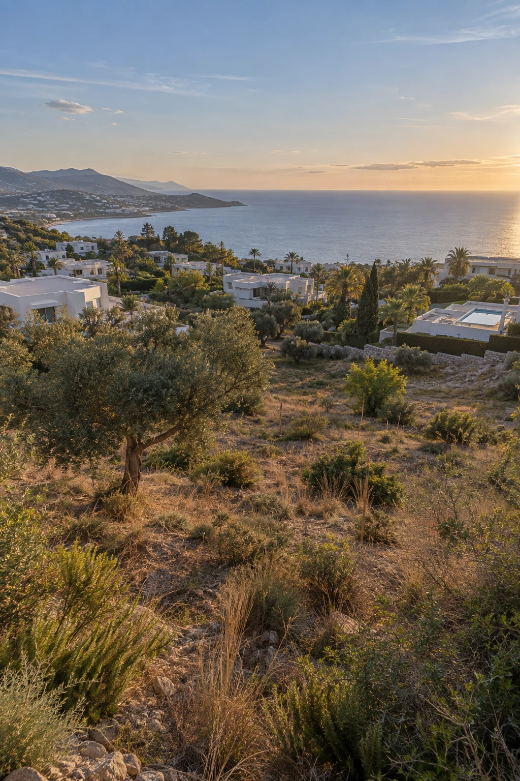 Costa del Sol Private Villas — Imagen ilustrativa generada con IA; no es una fotografía del activo.
